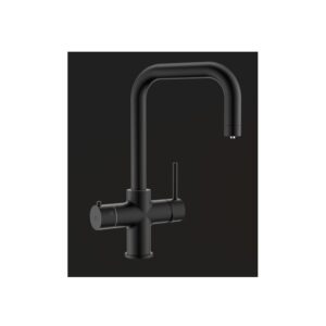 Wash Water OptiH2O Hot Water Unit - 4in1 Round Neck Tap - Matt Black