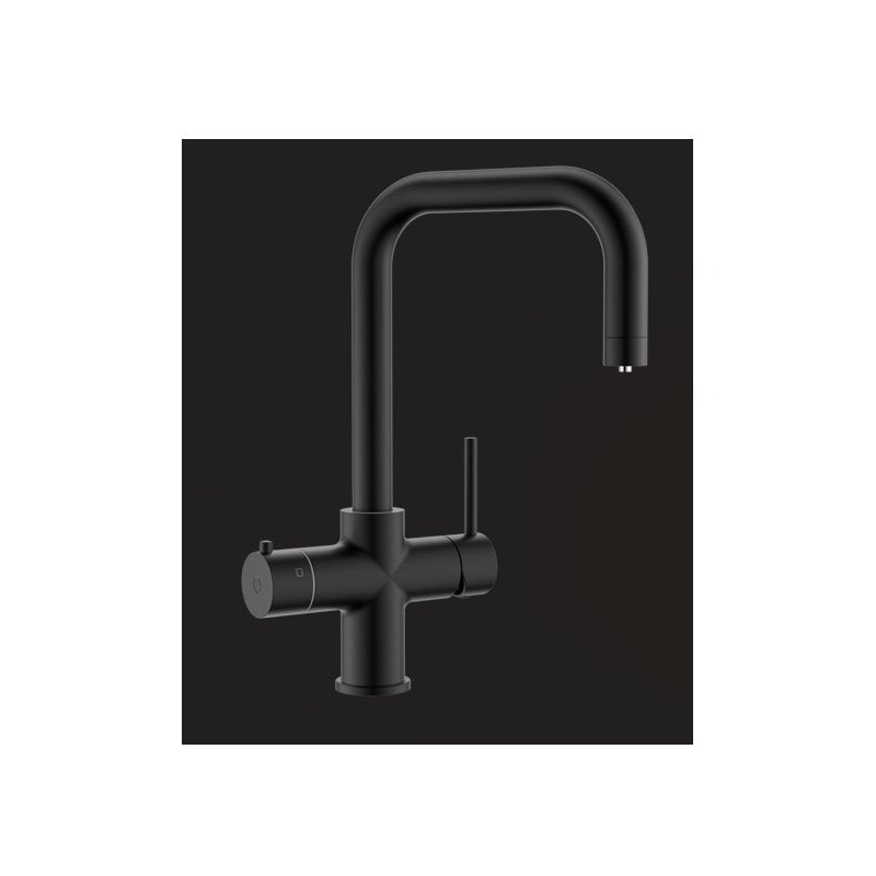 Wash Water OptiH2O Hot Water Unit - 4in1 Round Neck Tap - Matt Black Wash Water OptiH2O Hot Water Unit - 4in1 Round Neck Tap - Matt Black