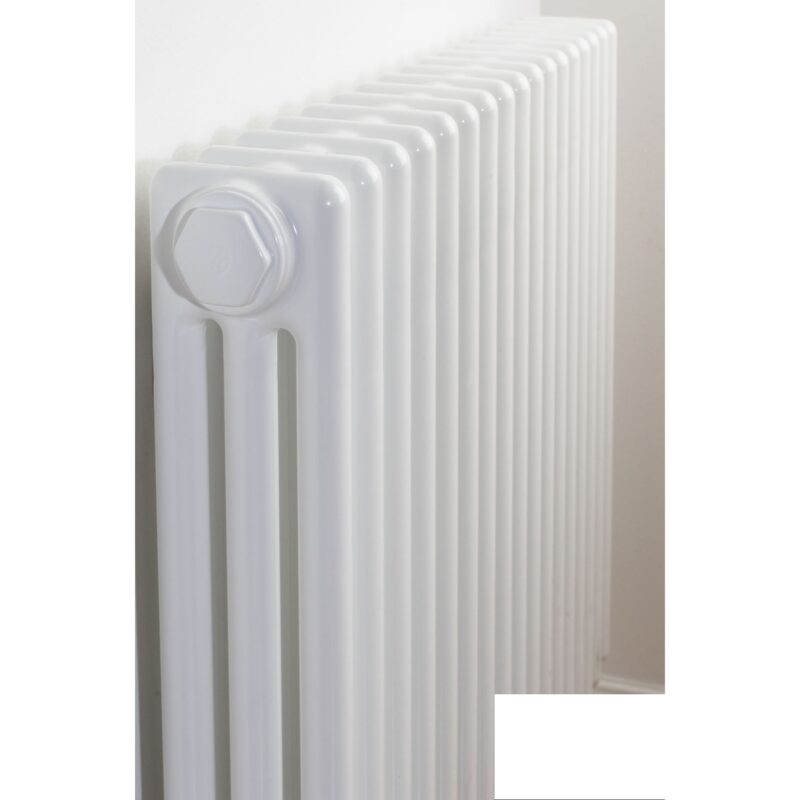 Zehnder Charleston 3 Column Radiator 500 x 1222mm 26 Sections Traffic White