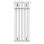Zehnder Charleston Bar 2 Column Towel Radiator 1192 x 486mm 10 Sections White