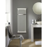 Zehnder Charleston Bar 2 Column Towel Radiator 1492 x 486mm 10 Sections White