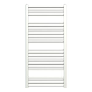 Zehnder Deline Heated Towel Rail 1226 x 600mm Traffic White