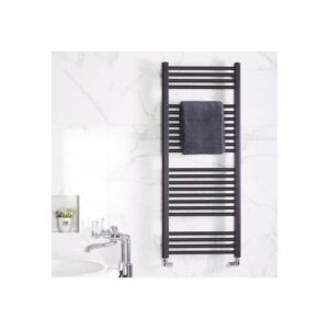Zehnder Deline Heated Towel Rail 1226 x 600mm Anthracite