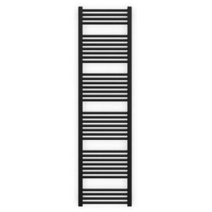 Zehnder Deline Heated Towel Rail 1866 x 500mm Black Matt