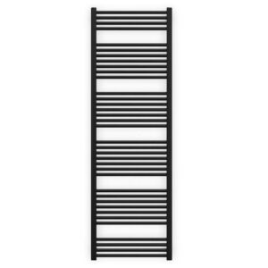 Zehnder Deline Heated Towel Rail 1866 x 600mm Black Matt