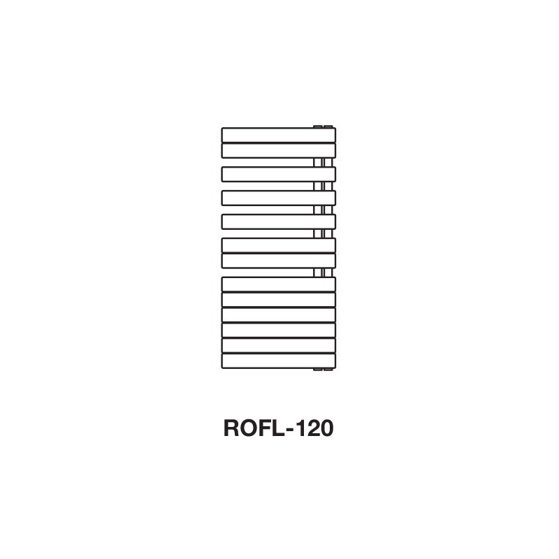 Zehnder Roda Spa Asym Left Heated Towel Rail 1183 x 550mm Beige Quartz