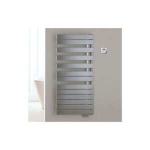 Zehnder Roda Spa Asym Left Heated Towel Rail 1676 x 550mm Titane