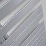 Zehnder Roda Spa Asym Left Heated Towel Rail 1676 x 550mm Titane