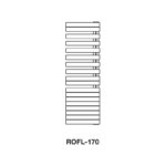 Zehnder Roda Spa Asym Left Heated Towel Rail 1676 x 550mm Beige Quartz