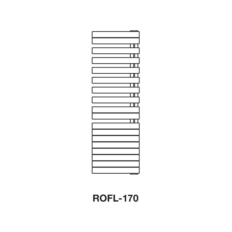 Zehnder Roda Spa Asym Left Heated Towel Rail 1676 x 550mm Beige Quartz