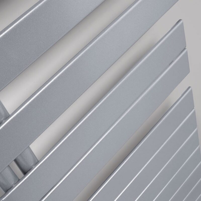 Zehnder Roda Spa Asym Right Heated Towel Rail 1183 x 550mm Titane