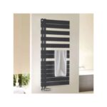 Zehnder Roda Spa Asym Right Heated Towel Rail 1183 x 550mm Anthracite