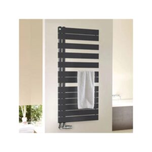Zehnder Roda Spa Asym Right Heated Towel Rail 1183 x 550mm Anthracite
