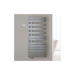 Zehnder Roda Spa Asym Right Heated Towel Rail 1676 x 550mm Titane