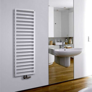 Zehnder Subway Heated Towel Rail 613 x 450mm Traffic White