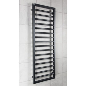 Zehnder Subway Heated Towel Rail 613 x 450mm Volcanic