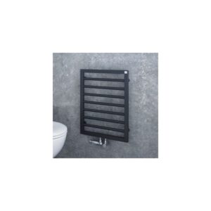 Zehnder Subway Heated Towel Rail 613 x 450mm Black Matt