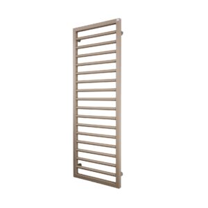Zehnder Subway Heated Towel Rail 973 x 450mm Beige Quartz