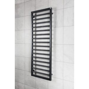 Zehnder Subway Heated Towel Rail 1261 x 450mm Volcanic