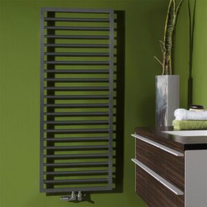 Zehnder Subway Heated Towel Rail 1261 x 450mm Anthracite