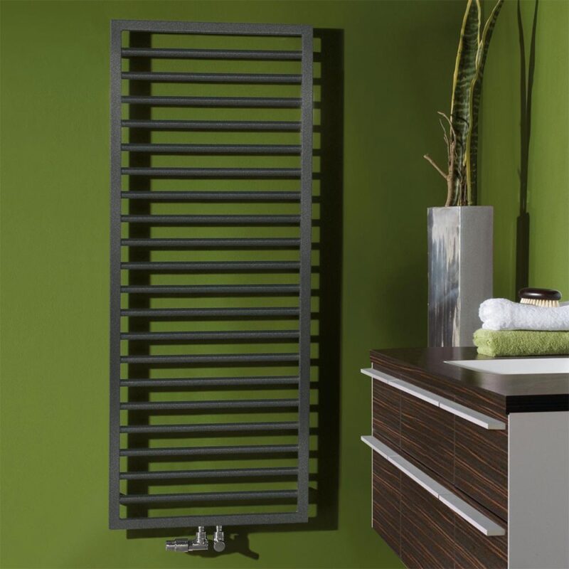Zehnder Subway Heated Towel Rail 1549 x 600mm Anthracite