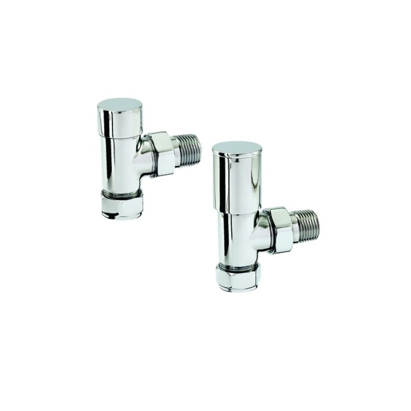 Zehnder Valve Set 1 Angled Manual Radiator Valves Chrome Zehnder Valve Set 1 Angled Manual Radiator Valves Chrome