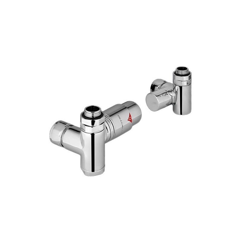 Zehnder Valve Set 21 Angled Thermostatic Dual Fuel Left Radiator Valves Chrome Zehnder Valve Set 21 Angled Thermostatic Dual Fuel Left Radiator Valves Chrome