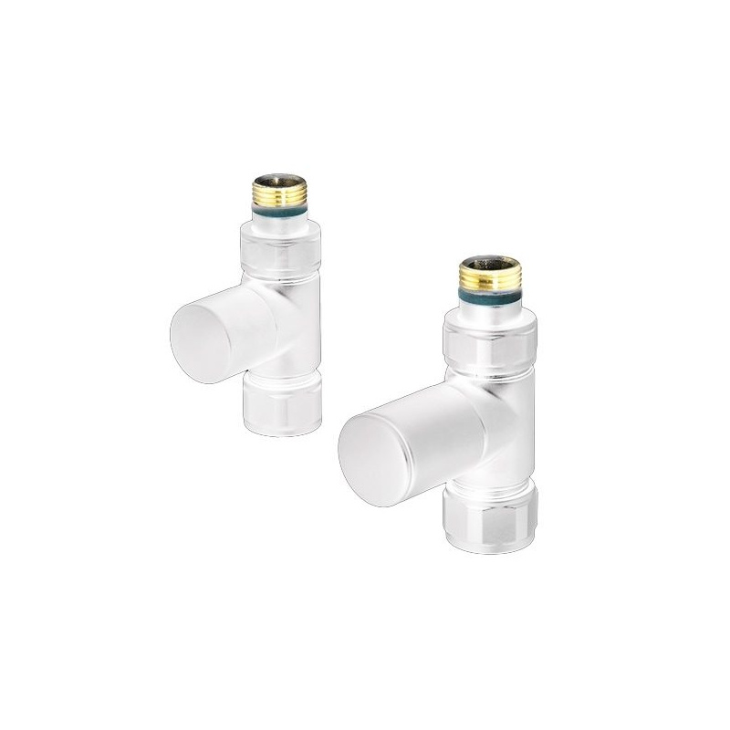 Zehnder Valve Set 26 Straight Manual Radiator Valves White Zehnder Valve Set 26 Straight Manual Radiator Valves White