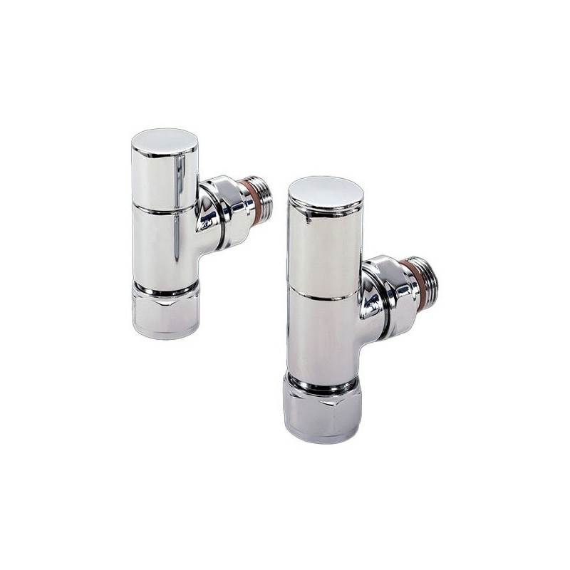 Zehnder Valve Set 27 Angled Manual Radiator Valves Chrome Zehnder Valve Set 27 Angled Manual Radiator Valves Chrome