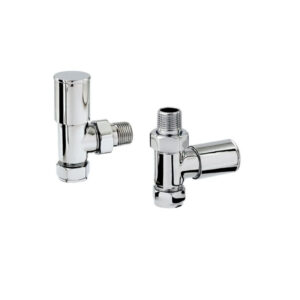 Zehnder Valve Set 4 Mixed Manual Radiator Valves Chrome