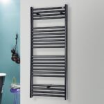 Zehnder Klaro Heated Towel Rail 748 x 450mm Volcanic