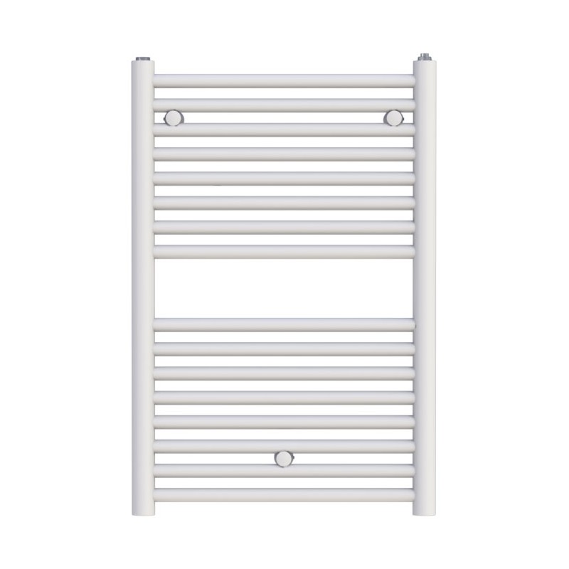 Zehnder Klaro Heated Towel Rail 748 x 500mm Traffic White Zehnder Klaro Heated Towel Rail 748 x 500mm Traffic White