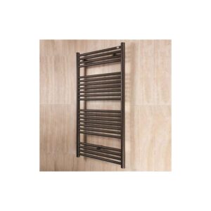 Zehnder Klaro Heated Towel Rail 748 x 500mm Brown Quartz