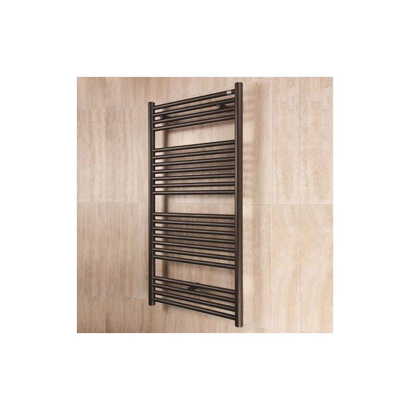Zehnder Klaro Heated Towel Rail 748 x 500mm Brown Quartz Zehnder Klaro Heated Towel Rail 748 x 500mm Brown Quartz