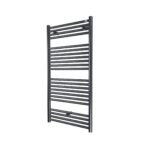 Zehnder Klaro Heated Towel Rail 1148 x 450mm Volcanic