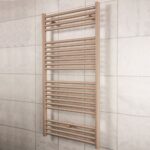 Zehnder Klaro Heated Towel Rail 1148 x 500mm Beige Quartz