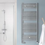 Zehnder Klaro Heated Towel Rail 748 x 600mm Chrome